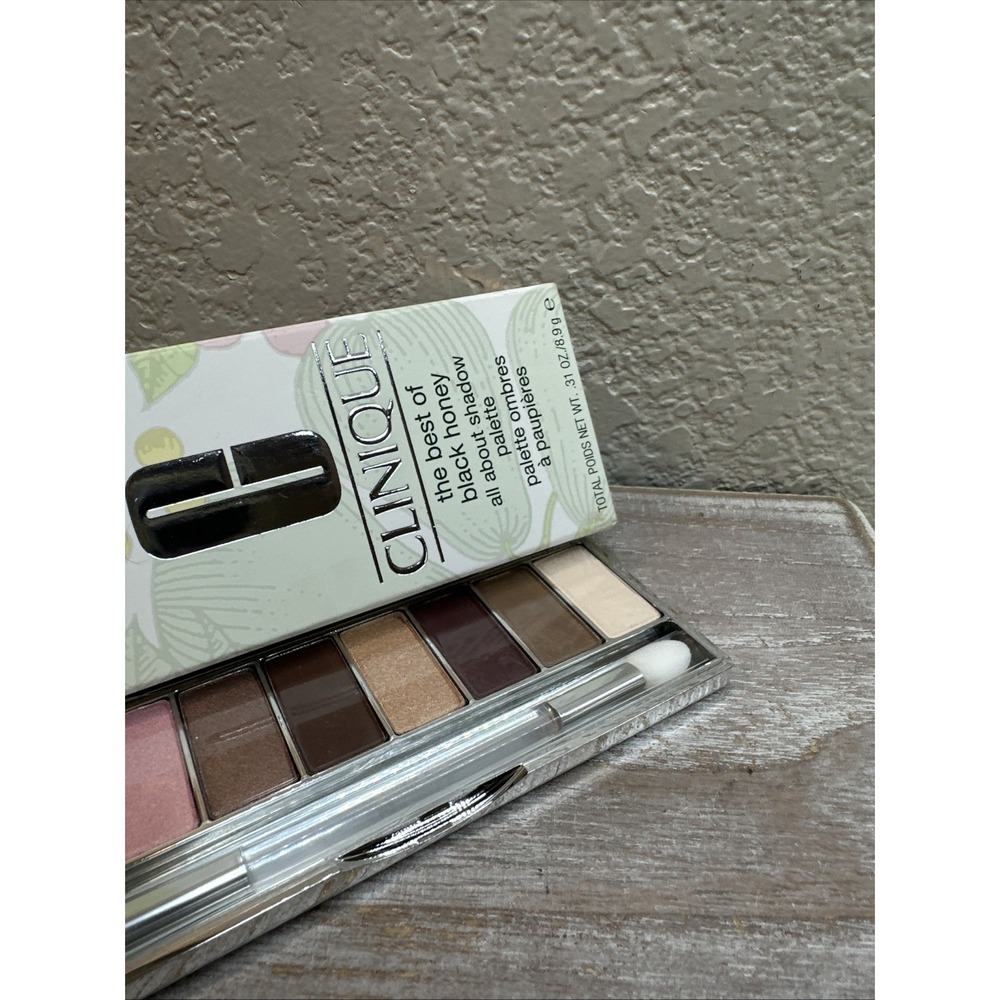 $23 π Clinique The Best Of Black Honey All About Shadow Palette 8.9g New - Picture 2 of 5